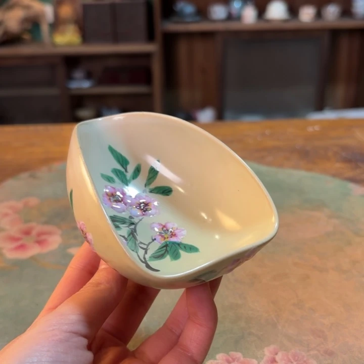 柴烧纯手工手绘陶瓷