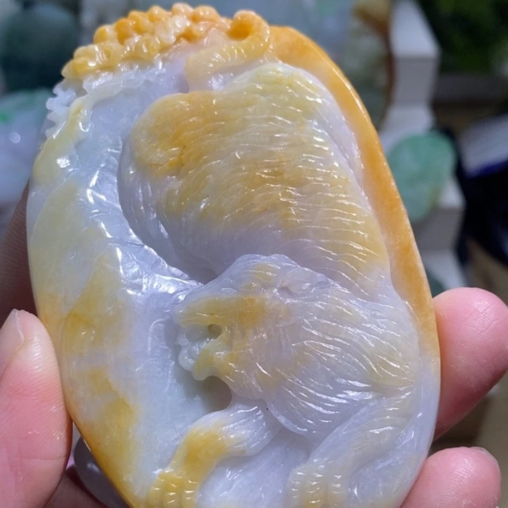 【闪购商品】颈饰未镶嵌翡翠虎