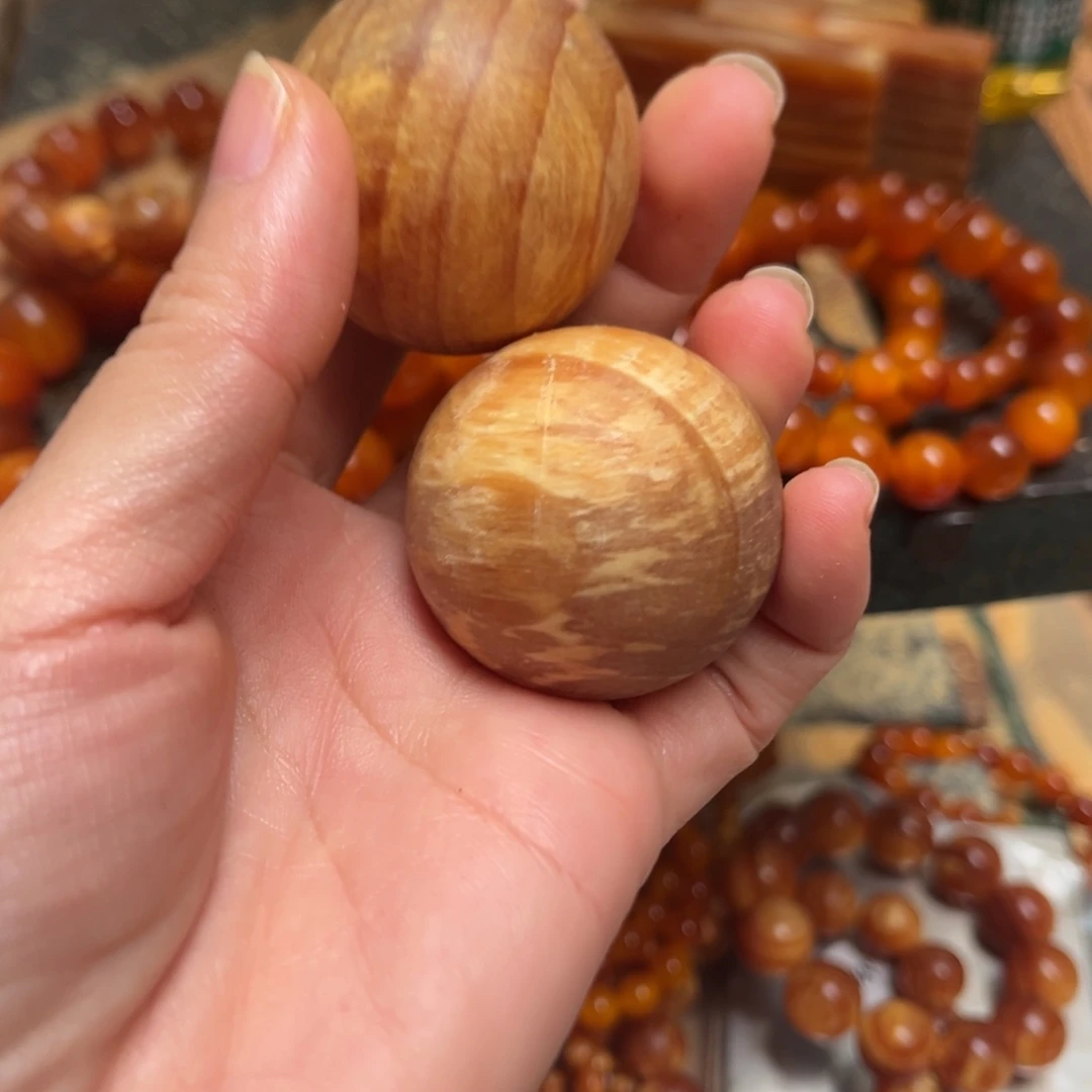 小****松木（琥珀木）手串/手链4.0手球