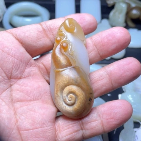 和田玉未镶嵌吊坠(不含链)穆**享