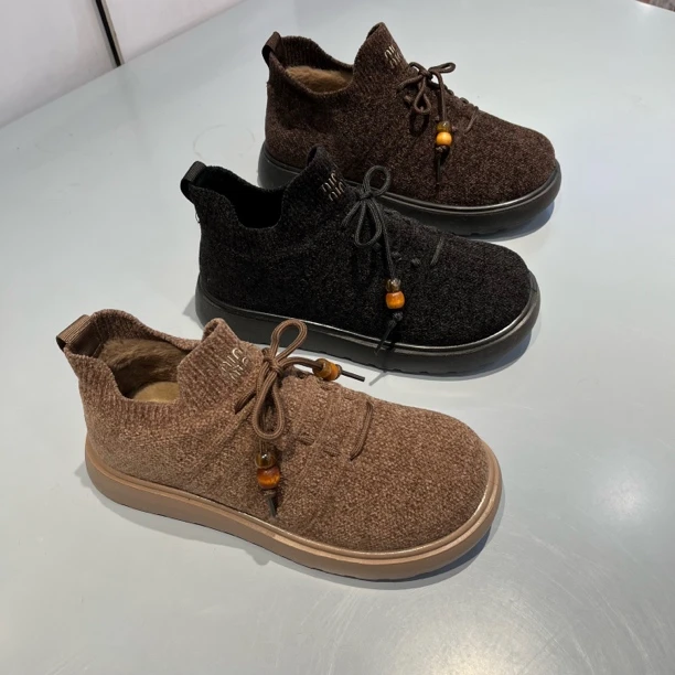 S66373女士加绒休闲鞋