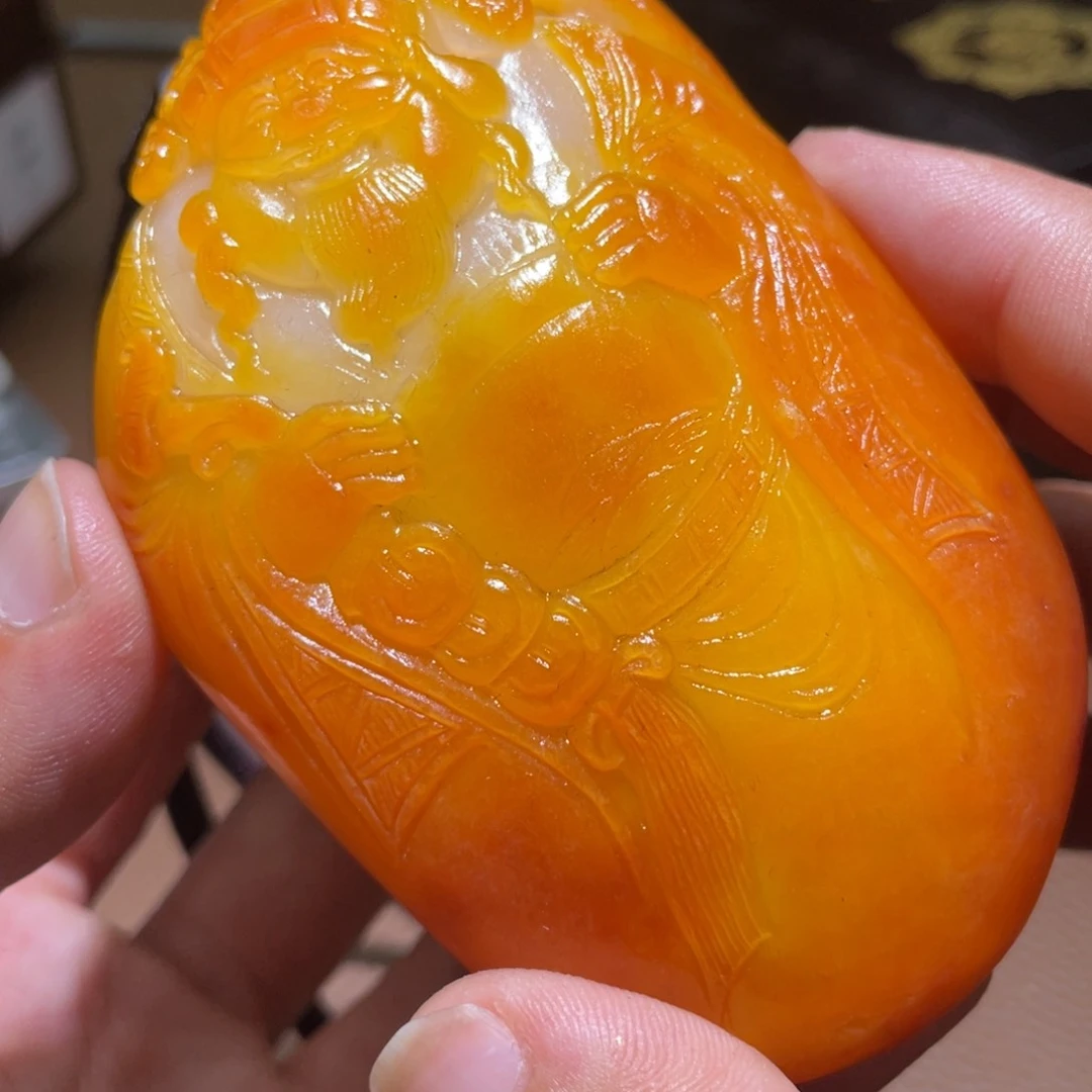 和田玉未镶嵌颈饰d2