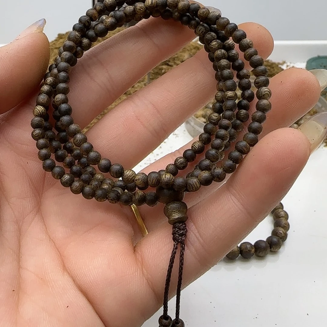 手串沉香乌身老料精品0.3规格4克➕999沉浮