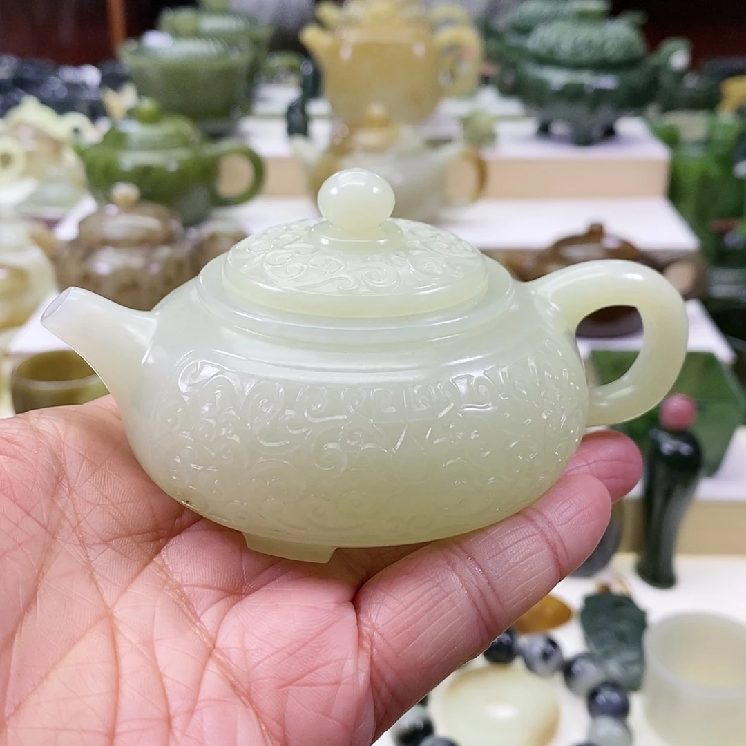 和田玉茶壶未镶嵌用****7