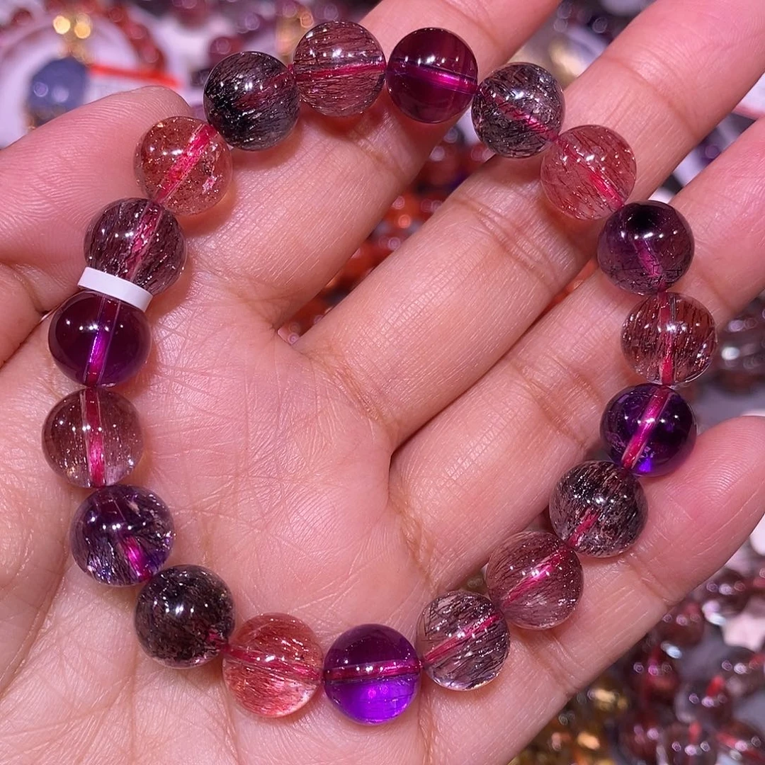 未镶嵌手链水晶超七10mm