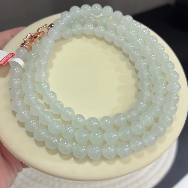 翡翠未镶嵌手链冰胶晴水卡7