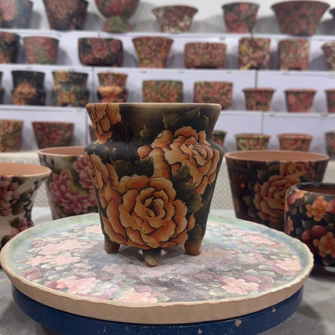 红陶精品多肉花盆精品