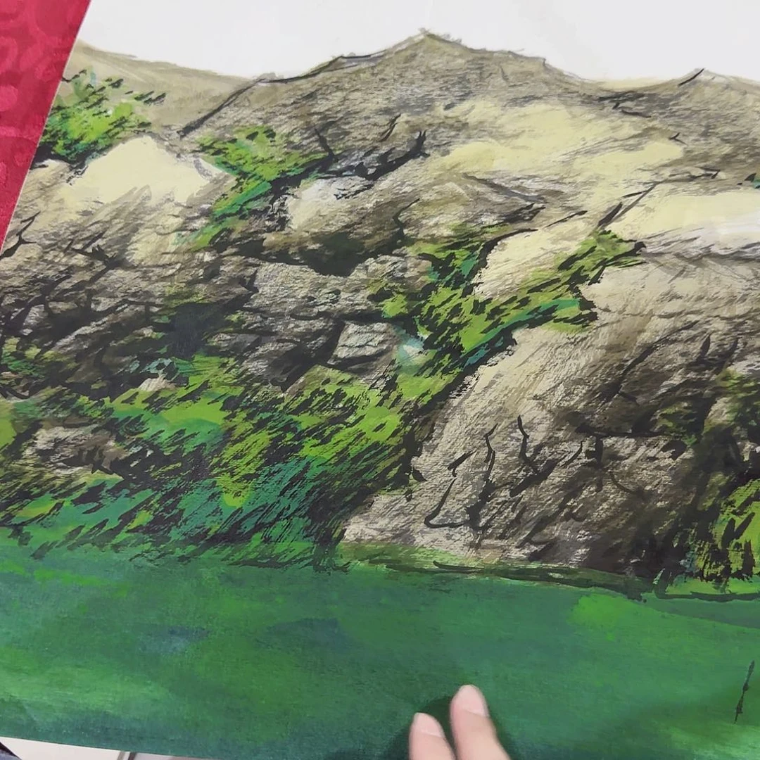 国画艺术家的作品