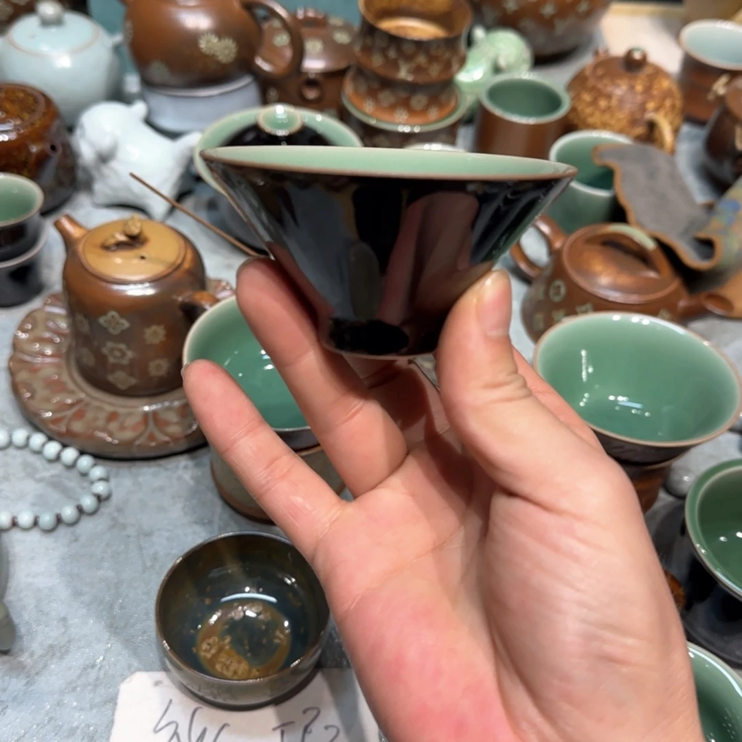 小金茶器青瓷茶具