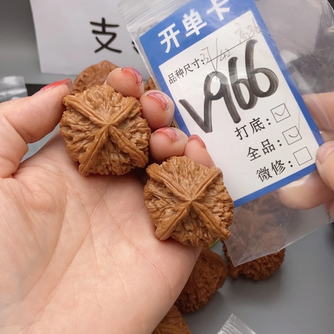 桃核吊坠核桃四棱