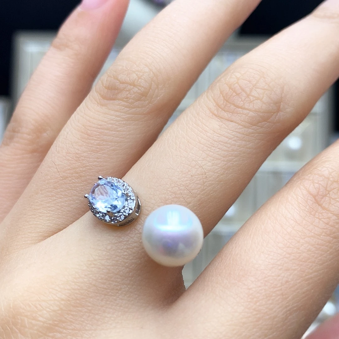 合金淡水珍珠颈饰