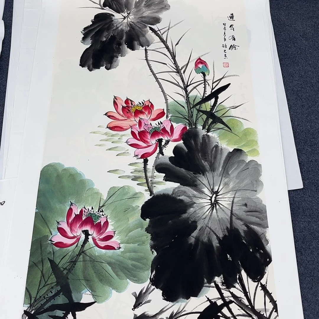 国画国画作品宣纸纯手绘