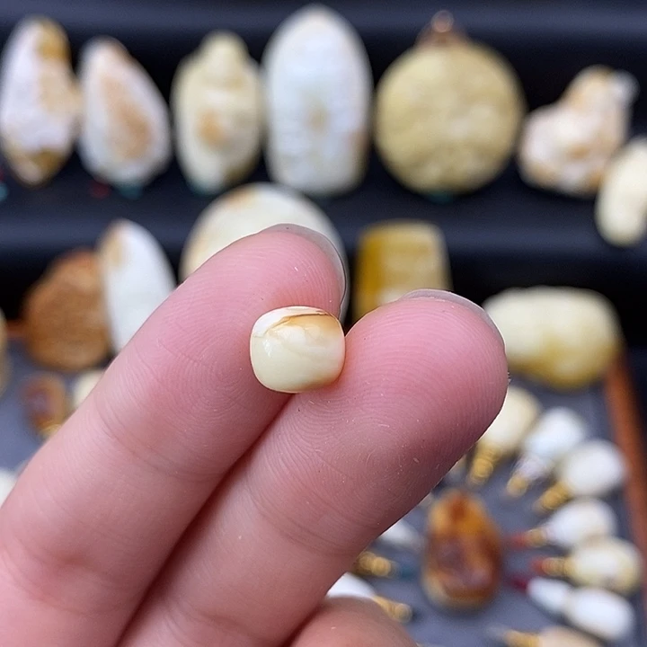 裸石琥珀未镶嵌8×7老邢b516