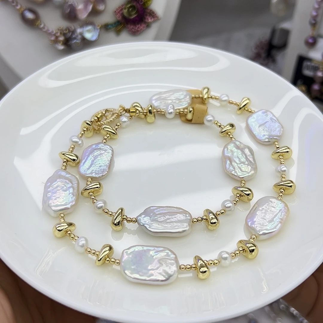 耳饰淡水珍珠银S925镶嵌