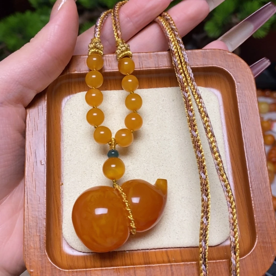 【闪购商品】蜜蜡颈饰未镶嵌项链
