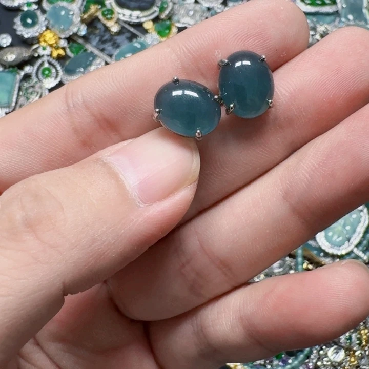 翡翠未镶嵌颈饰天然A貨翡翠放漏
