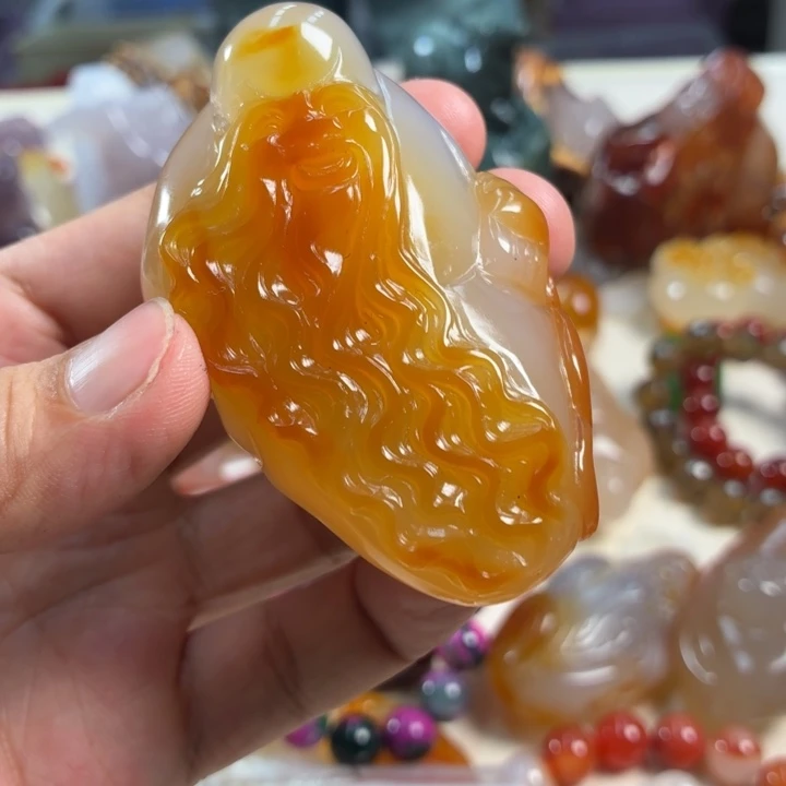 点****玛瑙/玉髓未镶嵌吊坠(不含链)