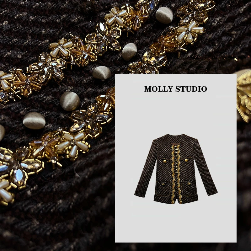 【高知女主】Molly 百搭时尚气质显瘦轻奢优雅 外套 M2025922