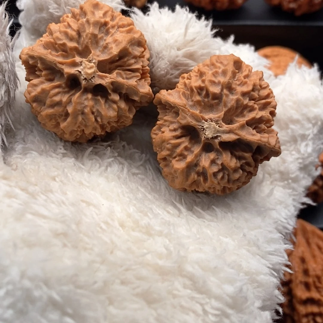 把件文玩核桃空*2秦岭文玩核桃