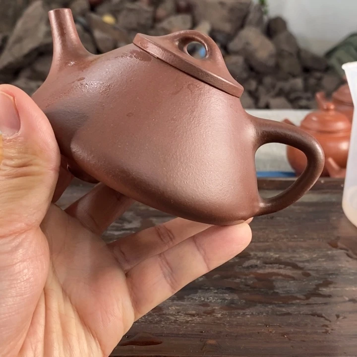 紫砂茶壶惜**子宜兴底潮青4号260容量