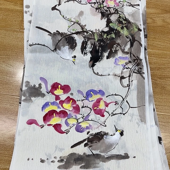 姜奇老师花鸟作品69×34