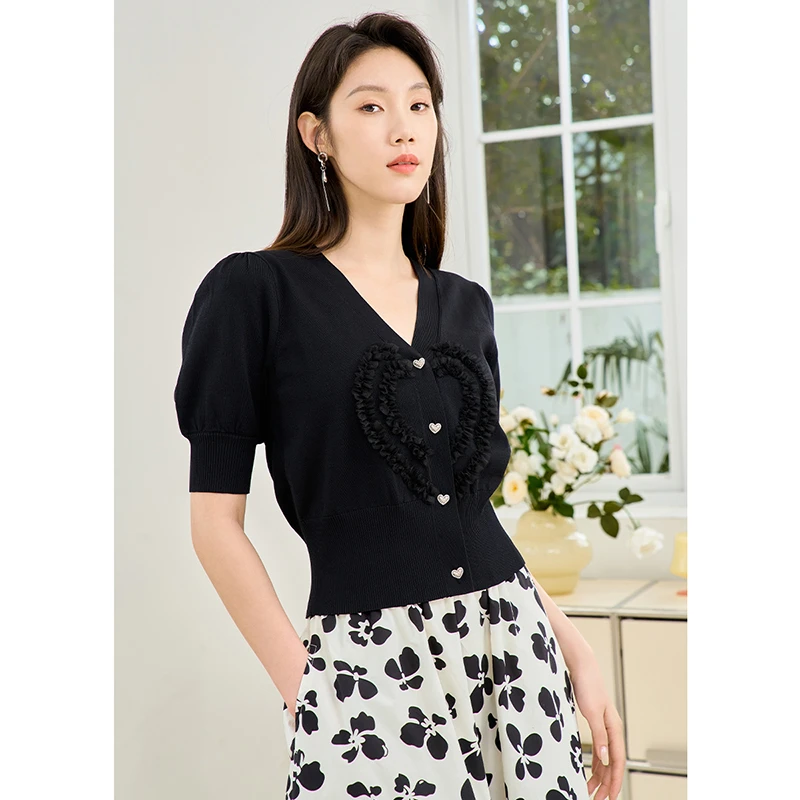 【许半夏推荐】纳俪商场同款毛针织衫N24034A04562