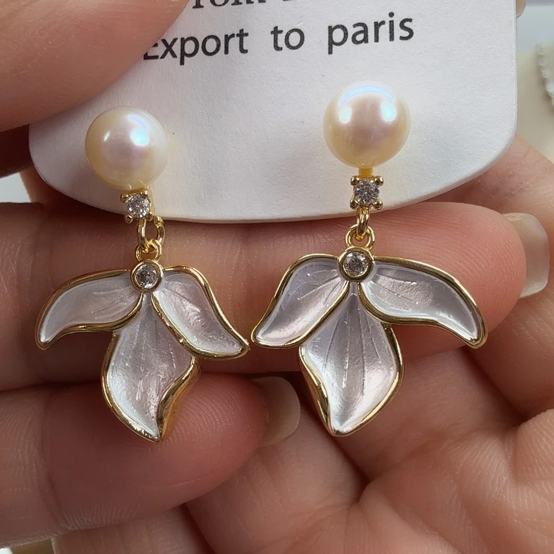 未镶嵌耳饰淡水珍珠