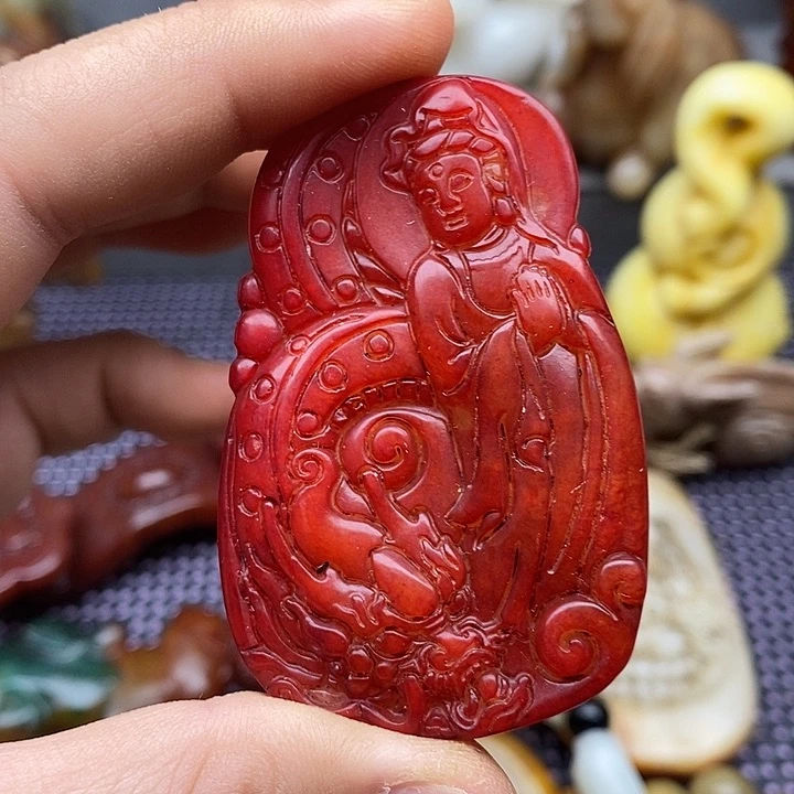 未镶嵌蛇纹石玉颈饰