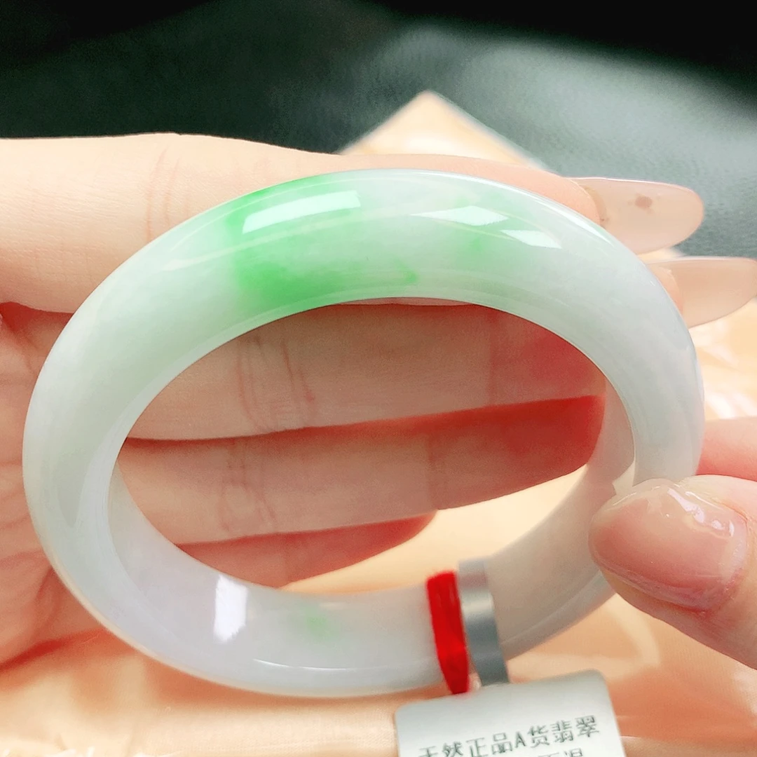 翡翠未镶嵌手镯缅甸天然a货翡翠