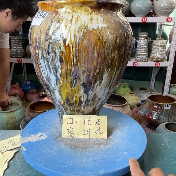 景德镇陶瓷花盆花器394