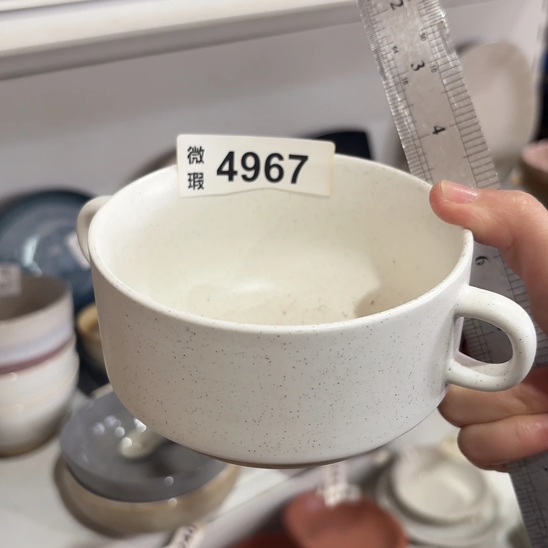 陶瓷4967 微瑕陶瓷餐具2个