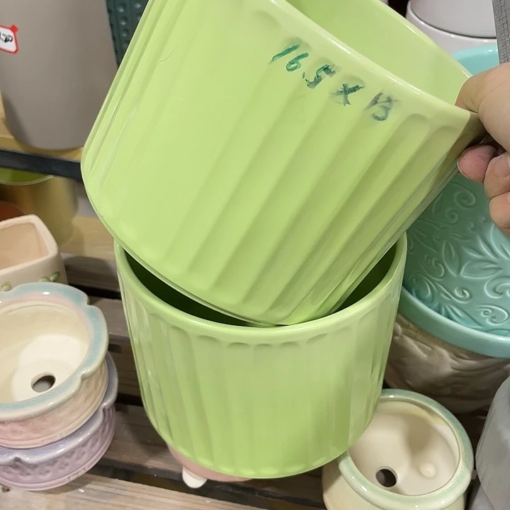 红陶陶瓷花盆凑12米包邮