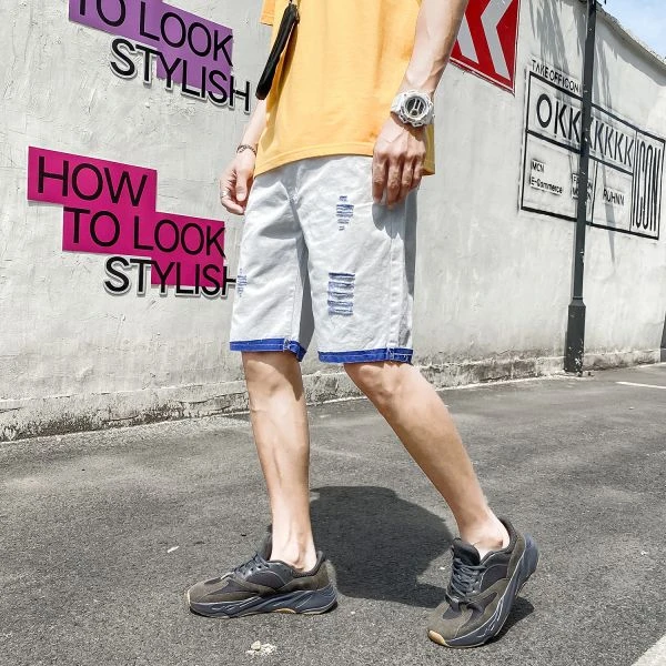 306夏季短裤男宽松休闲潮流五分裤韩版潮牌百搭帅气男装日系