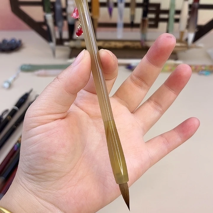 高货小楷牛角狼嚎出峰1.8一支