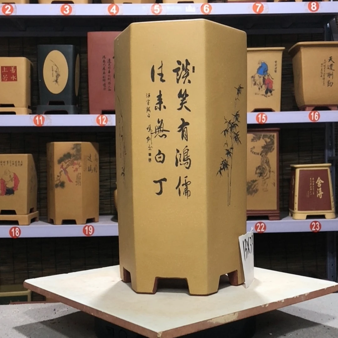 【闪购商品】紫砂花盆瓦*介手工制作