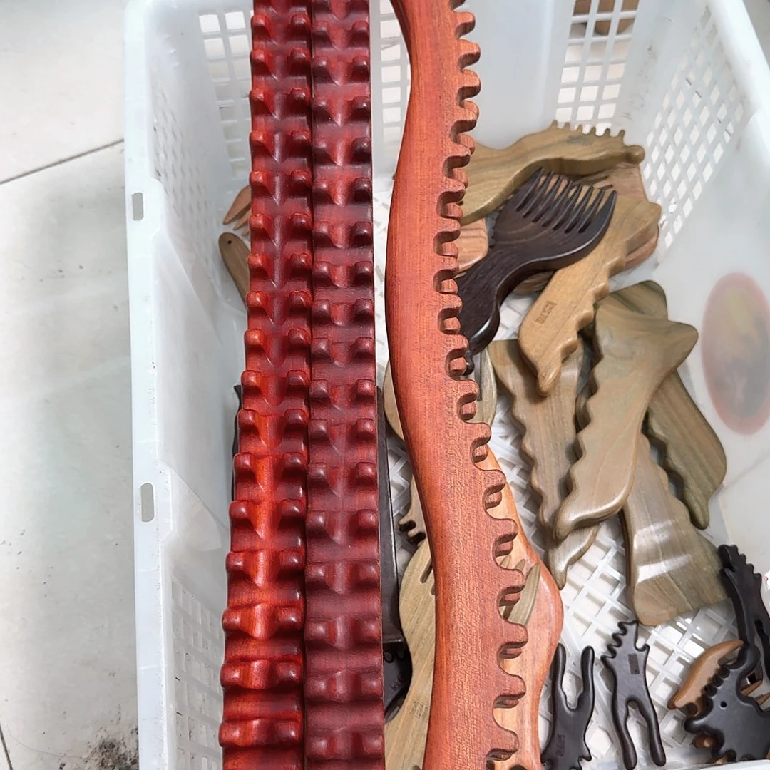 红檀木64厘米放松工具瑕疵