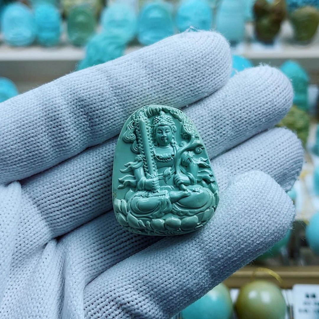 绿松石未镶嵌珠宝奇石