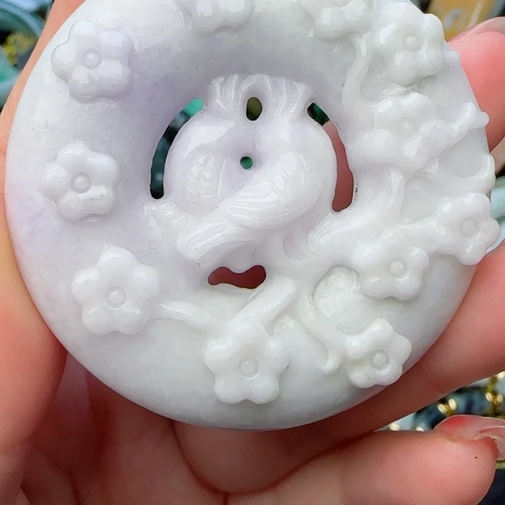 翡翠颈饰未镶嵌天然A货30