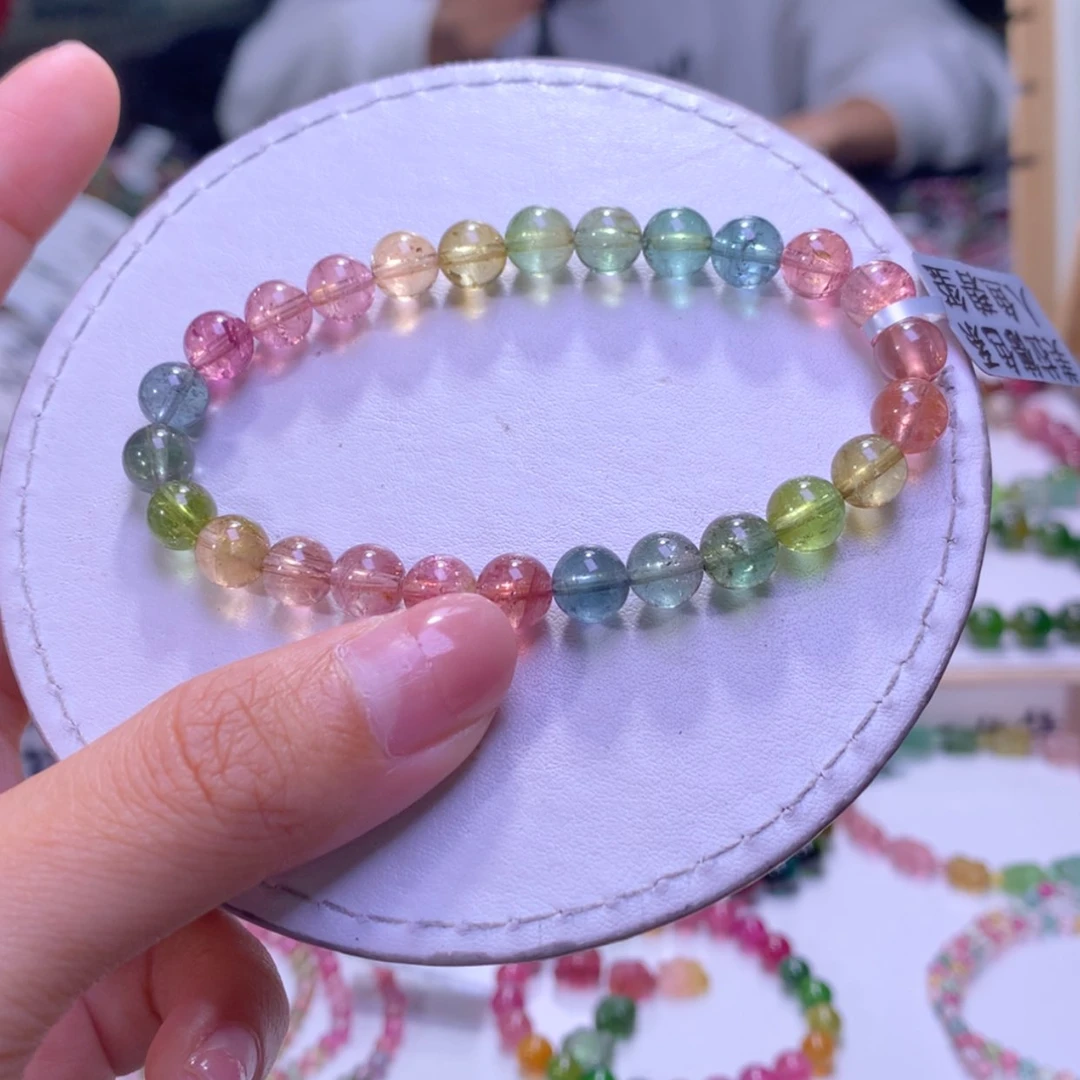 【闪购商品】未镶嵌手串碧玺7.5mm左右