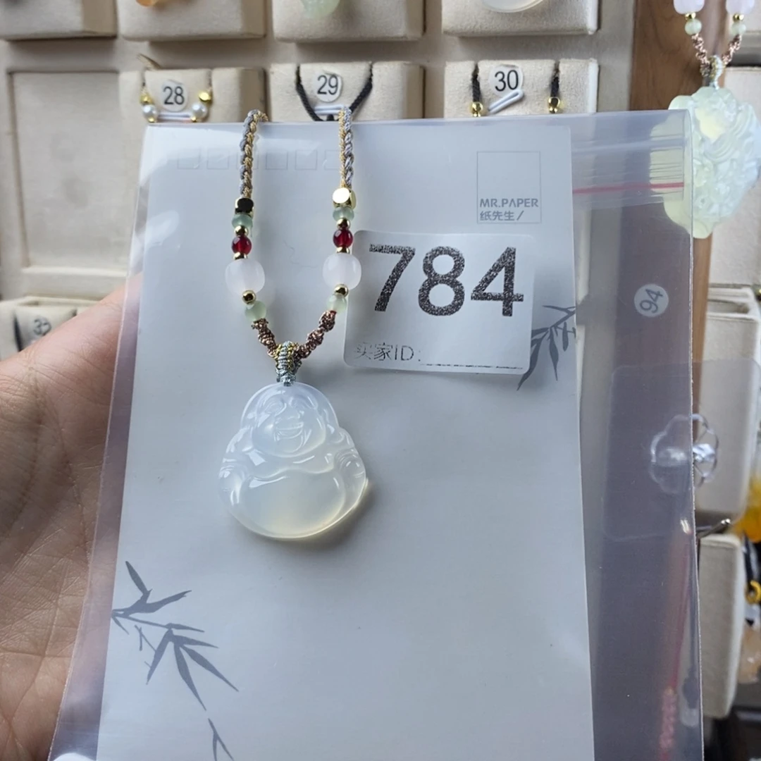 玛瑙/玉髓合金颈饰