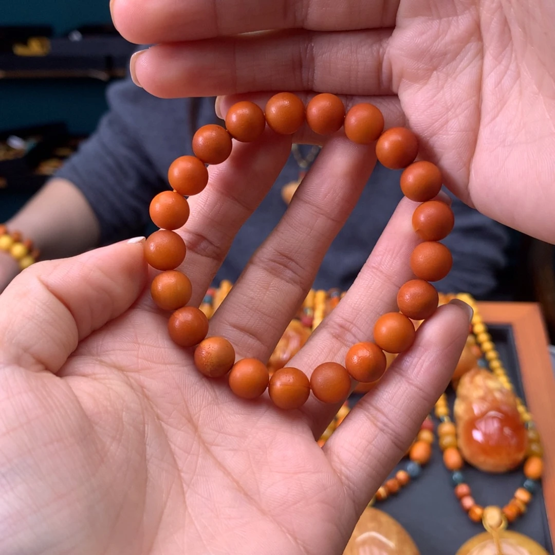 蜜蜡未镶嵌手串天然