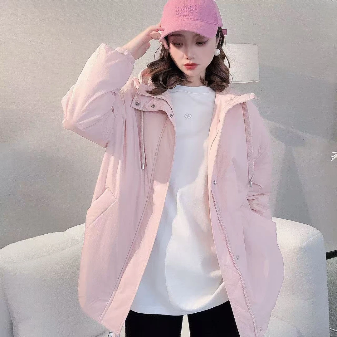 GIRDEAR/哥弟秋冬保暖简约时尚休闲百新雪丽连帽棉服外套140052