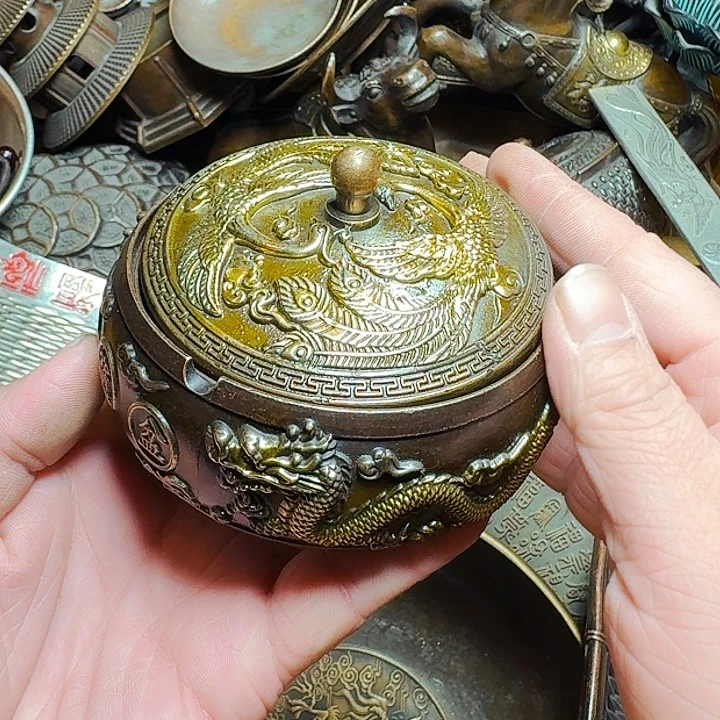 铜器摆件收收藏藏