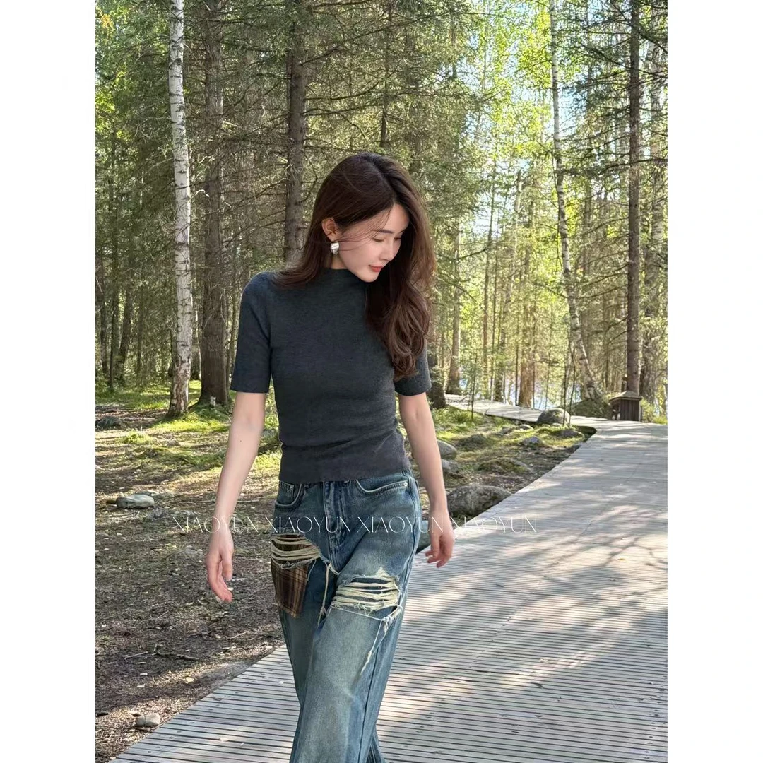 【星辰絮语】 小允姐姐2025新款时尚高级T恤