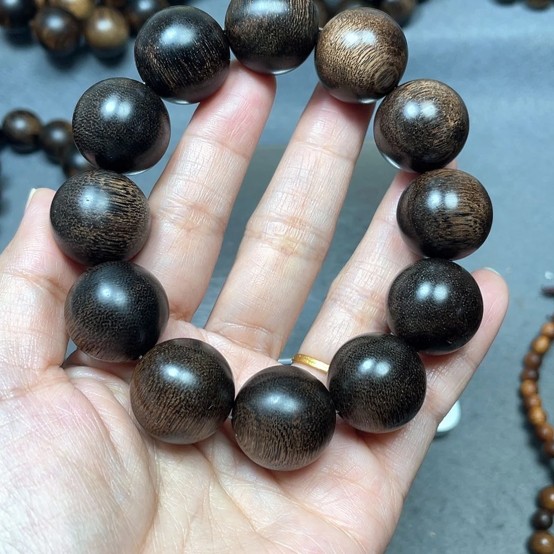 沉香手串芽庄白棋2.0