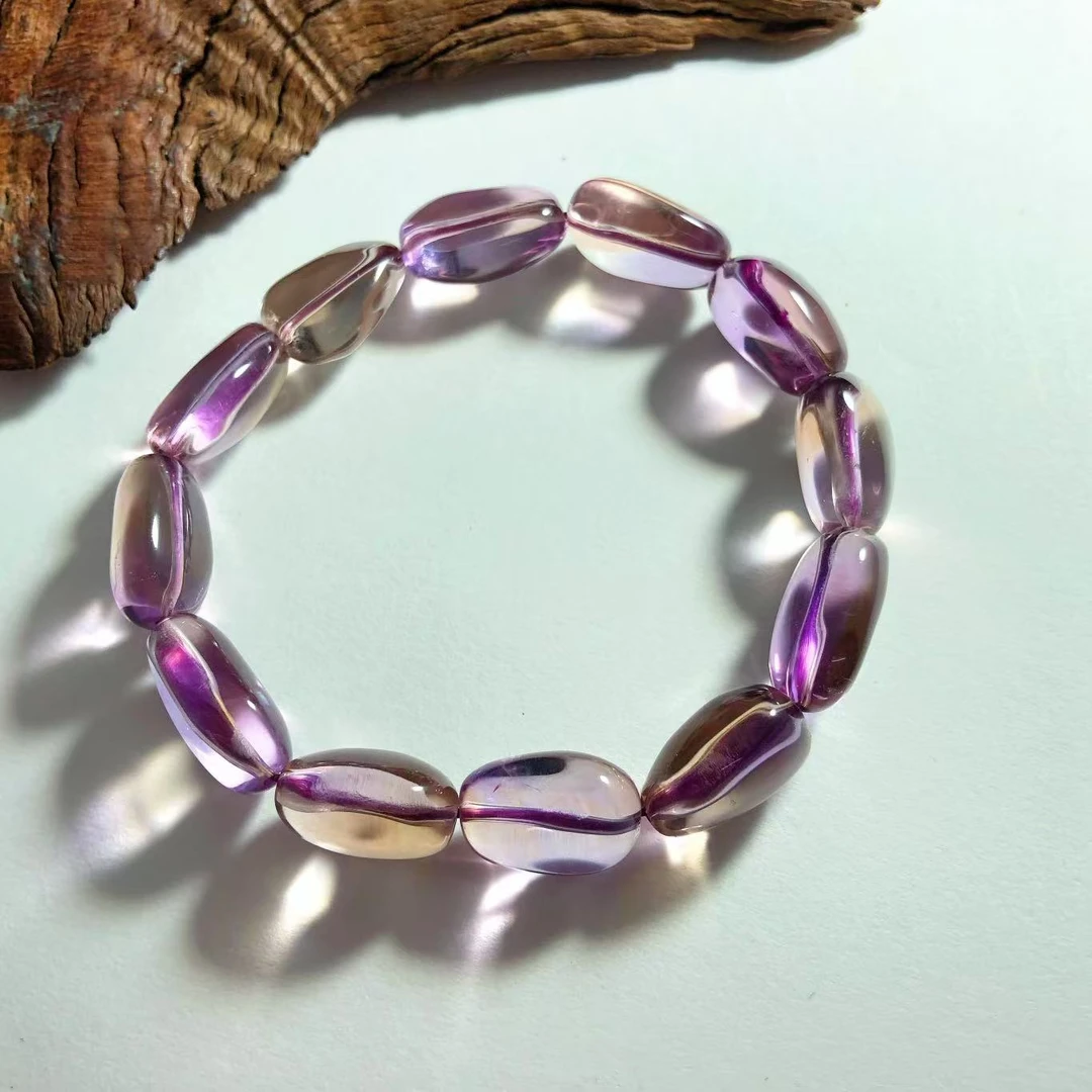 【圣芭黎】天然紫水晶手串随型12/D1322多样性发一