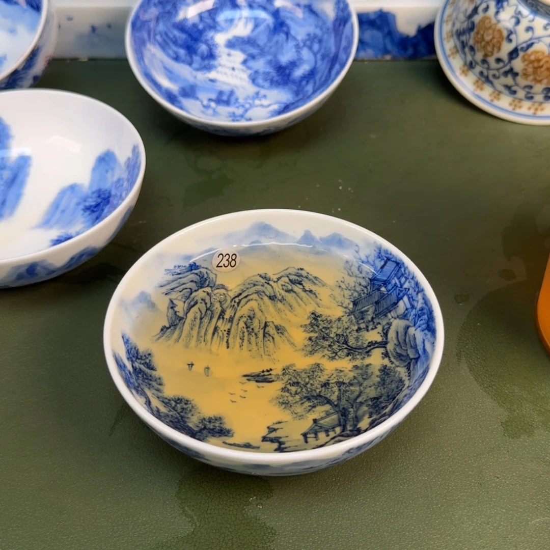 景德镇纯手绘茶具圆圆238