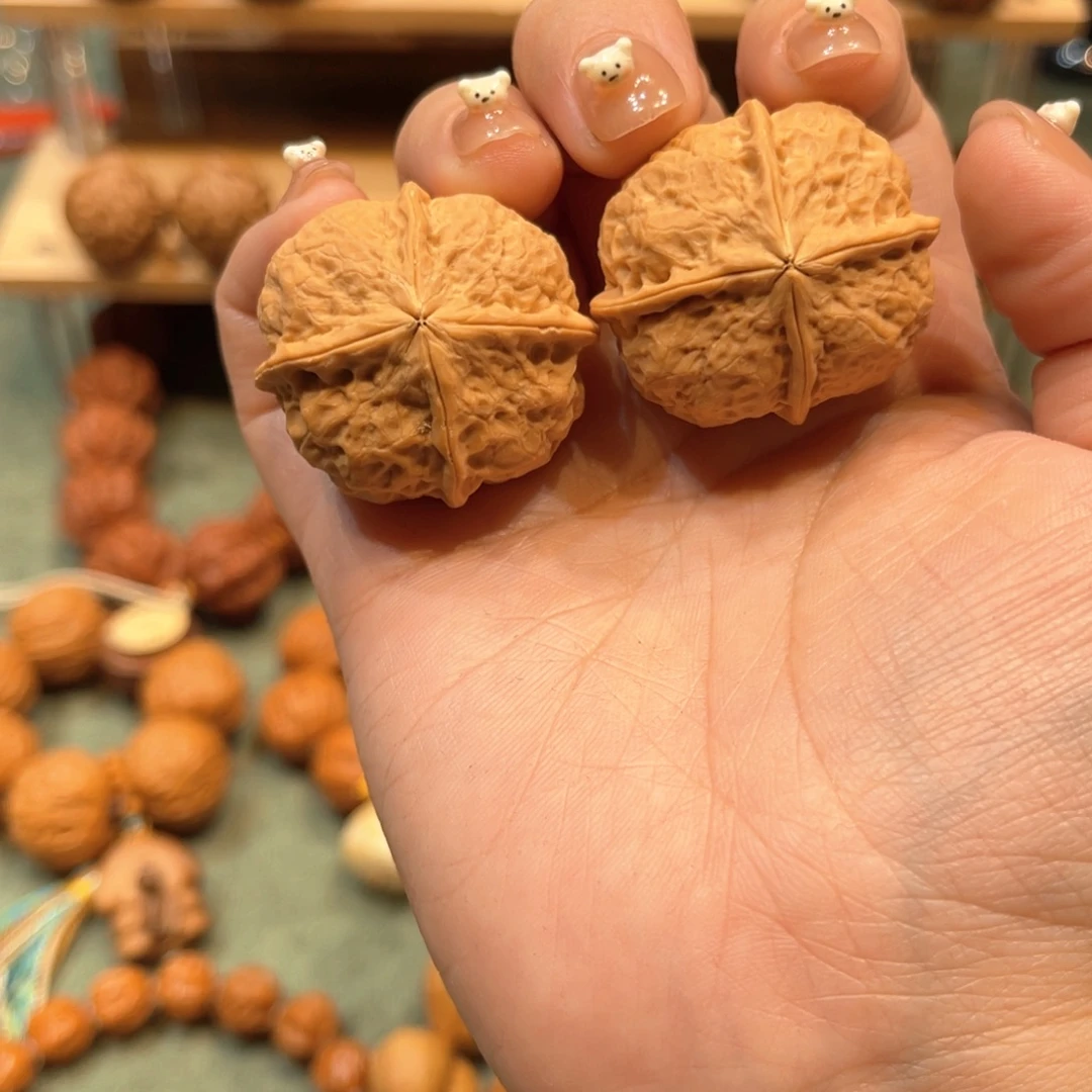 把件文玩核桃铁四棱全品