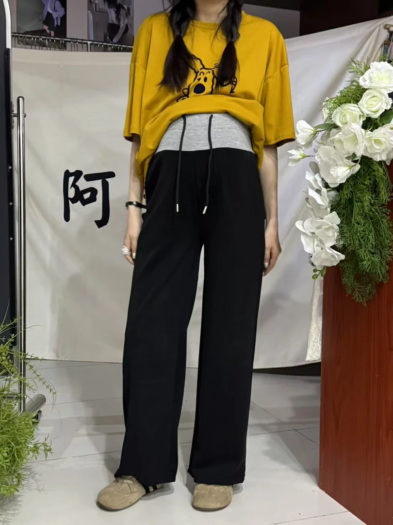 芒兜兜韩系抽绳休闲裤mdd-040