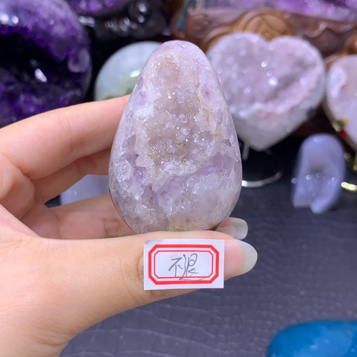 紫晶珠宝半成品未镶嵌